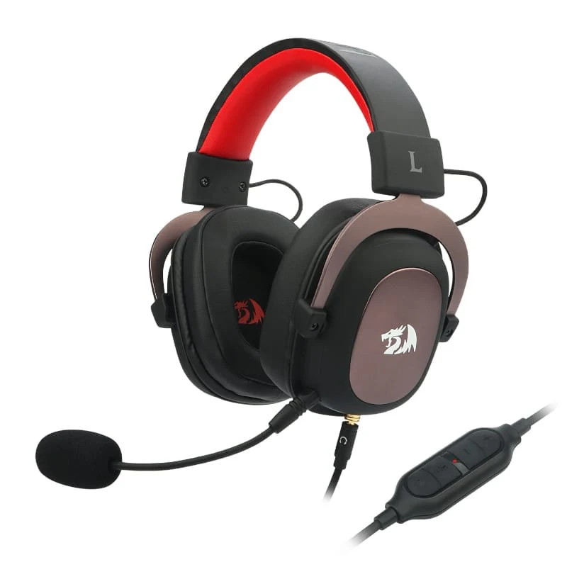 REDRAGON Over-Ear ZEUS 2 USB Gaming Headset - Black - Image 7