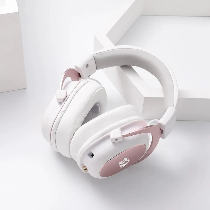 REDRAGON Over-Ear ZEUS 2 USB Gaming Headset - White - Image 5