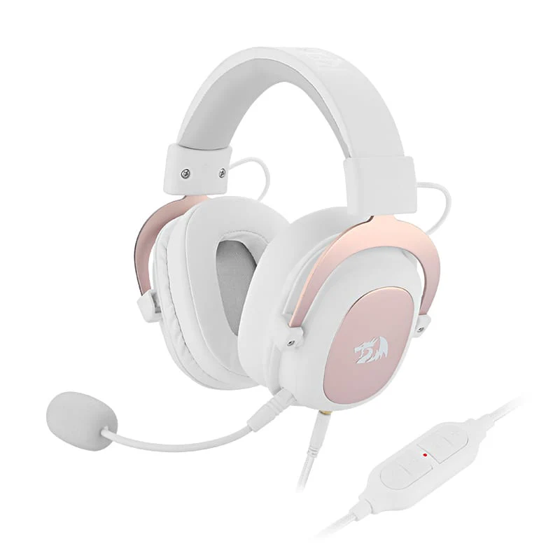 REDRAGON Over-Ear ZEUS 2 USB Gaming Headset - White - Image 7