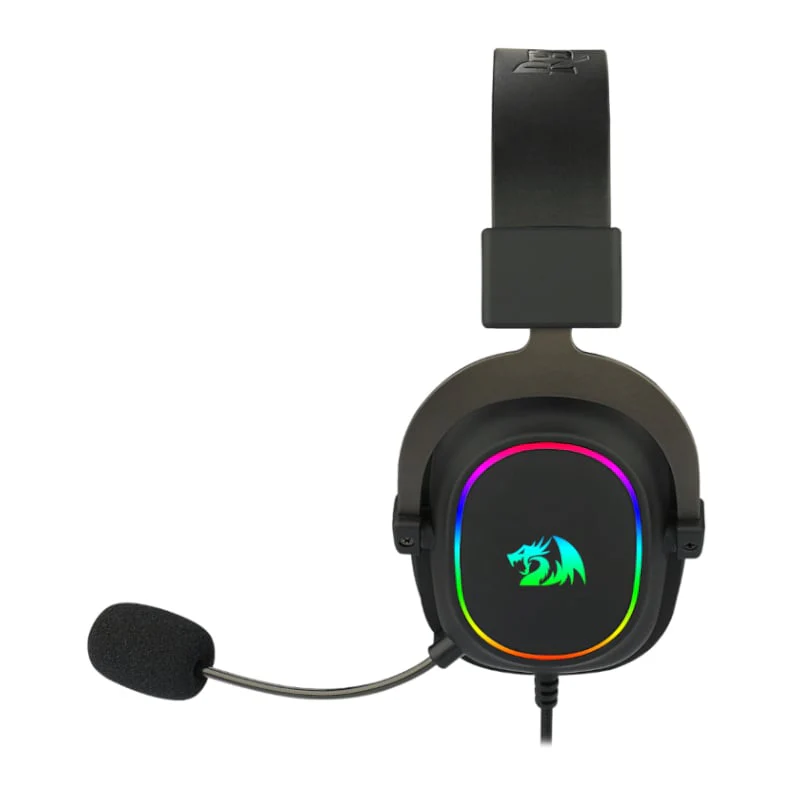 REDRAGON Over-Ear ZEUS-X USB RGB Gaming Headset - Black - Image 2