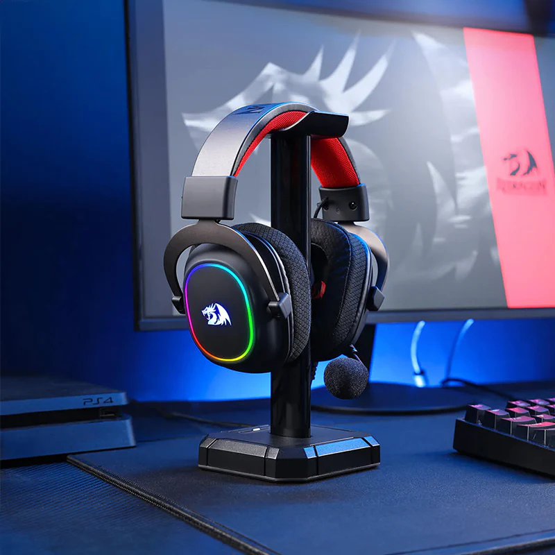 REDRAGON Over-Ear ZEUS-X USB RGB Gaming Headset - Black - Image 6