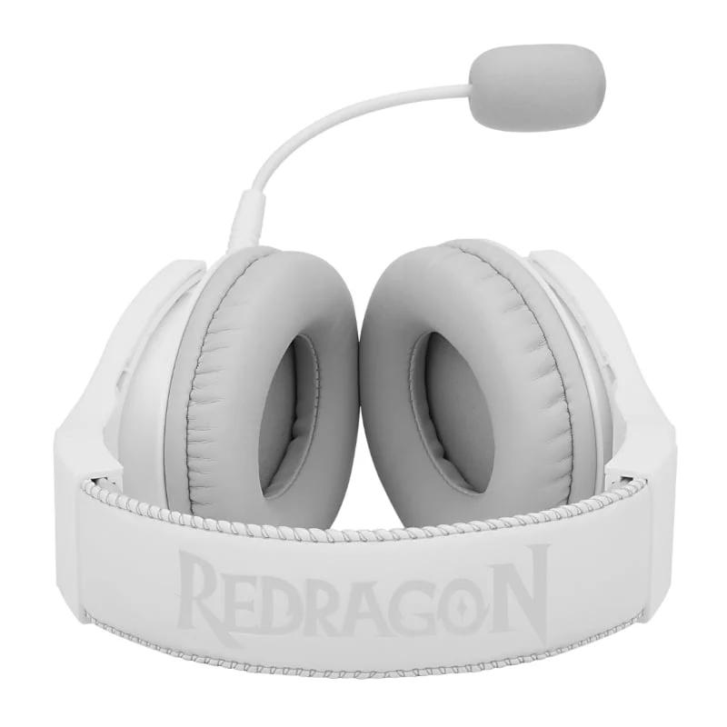 REDRAGON Over-Ear PANDORA USB (Power Only)|Aux (Mic and Headset) RGB Gaming Headset - White - Image 3