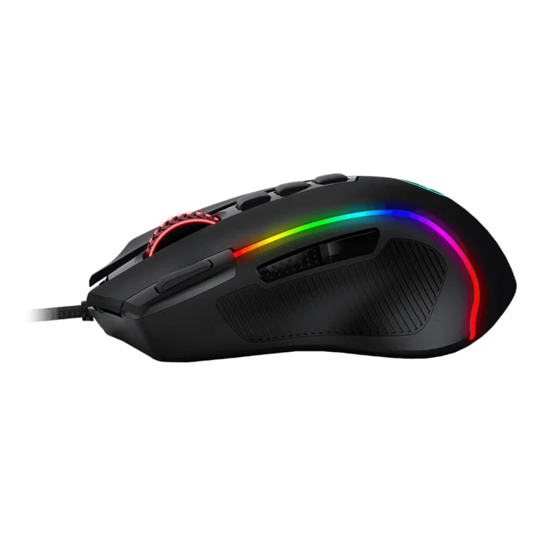 REDRAGON PREDATOR 4000DPI RGB Ergo Gaming Mouse - Black - Image 3