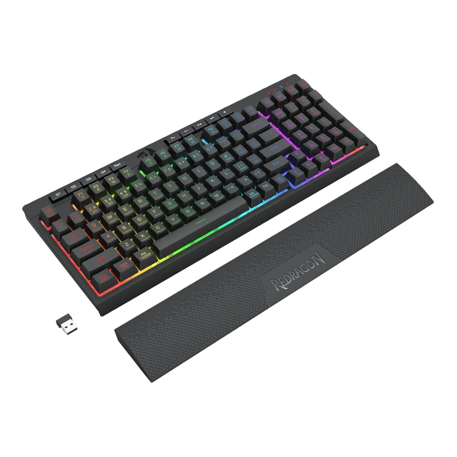 Redragon RYLO PRO S142 Tri-Mode RGB Gaming Keyboard and Mouse Combo - Image 6
