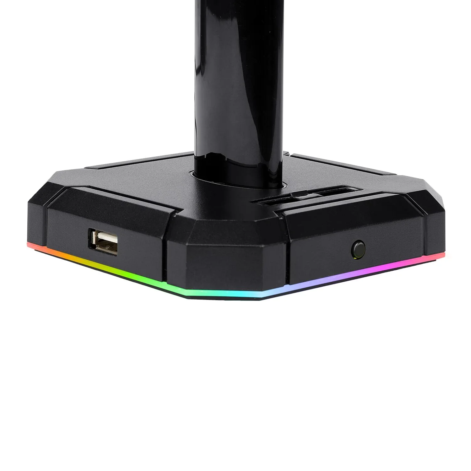 Redragon HA300 Scepter Pro RGB Headset Stand with USB Hub (4 x USB 2.0, RGB Lighting) - Image 3