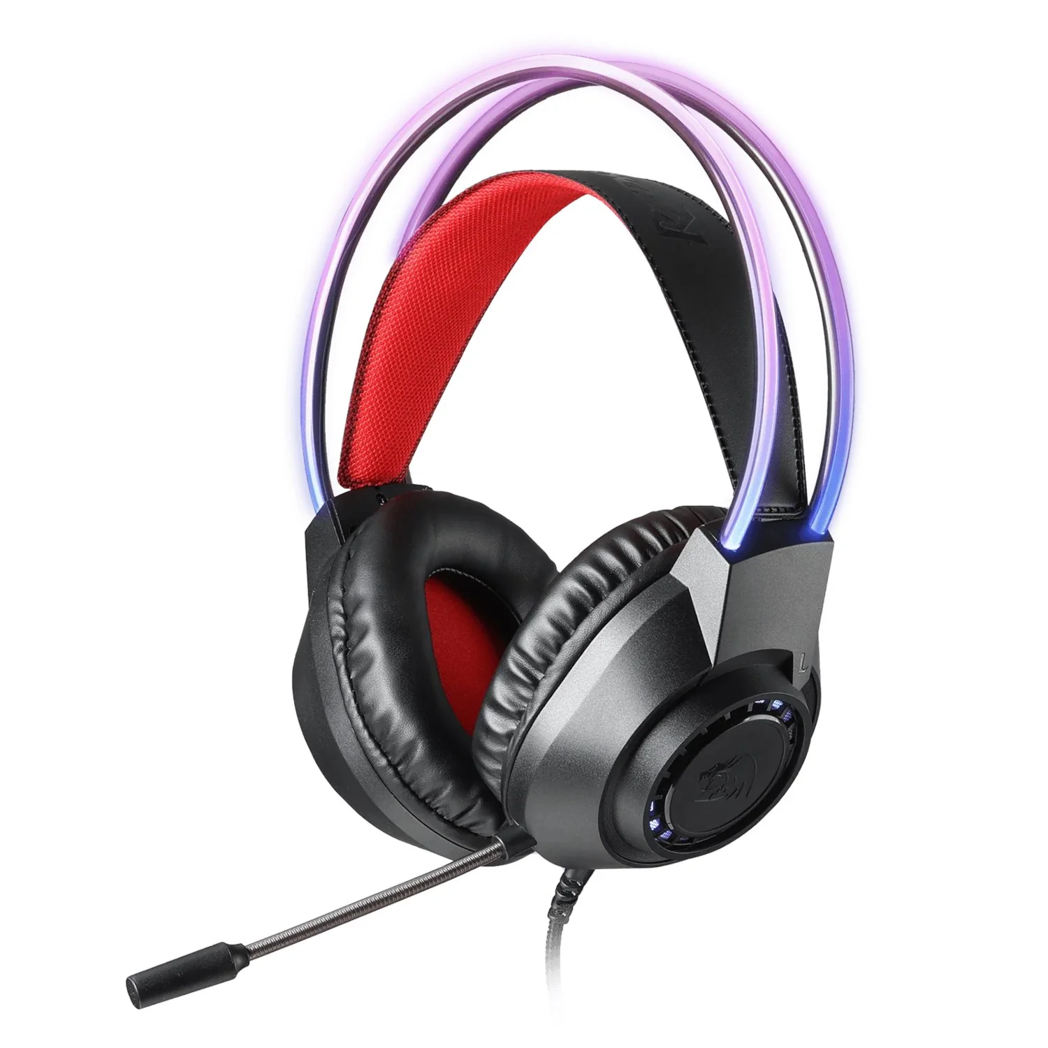 Redragon SCREAM Over-Ear RGB Gaming Headset - Black - Image 5