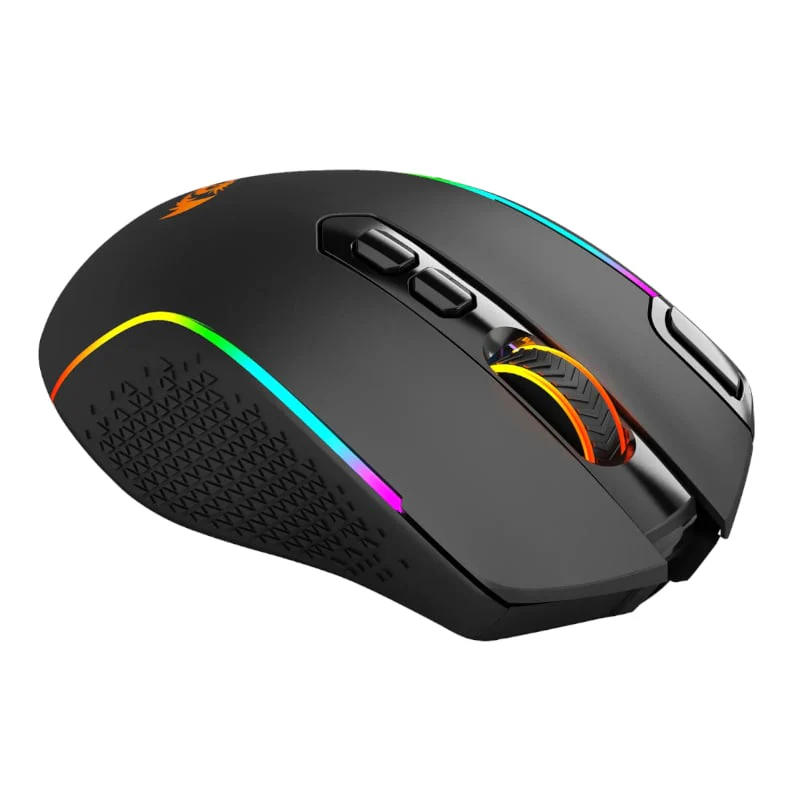 REDRAGON Taipan Pro 10000DPI RGB Wireless Gaming Mouse - Black - Image 3