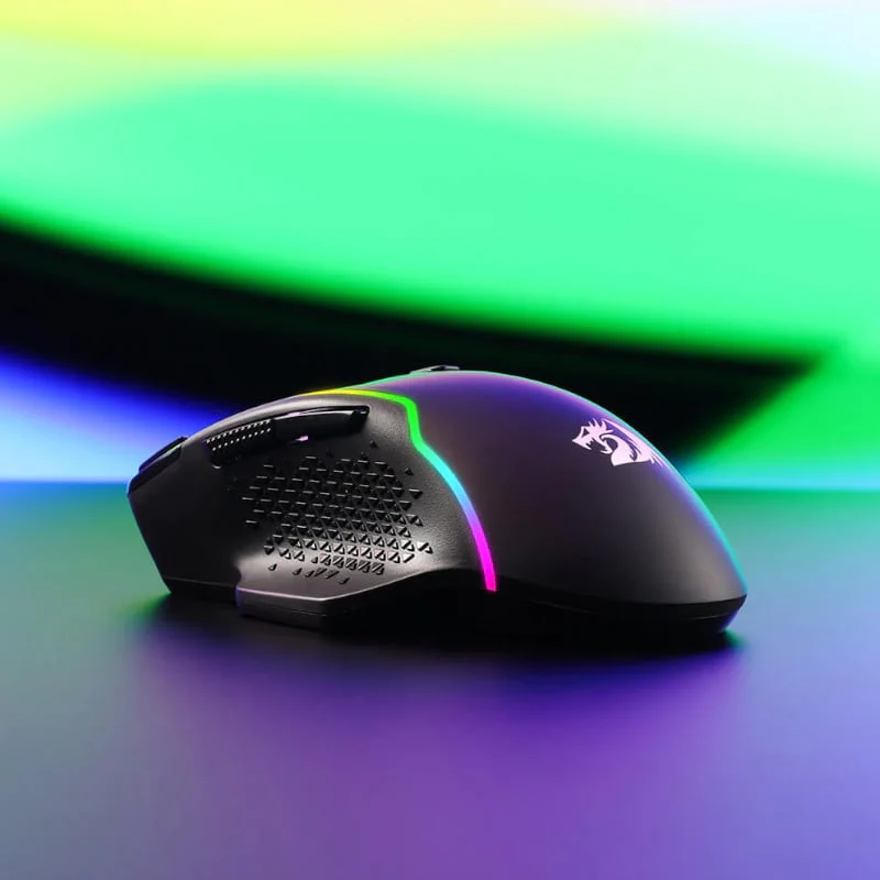 REDRAGON Taipan Pro 10000DPI RGB Wireless Gaming Mouse - Black - Image 5