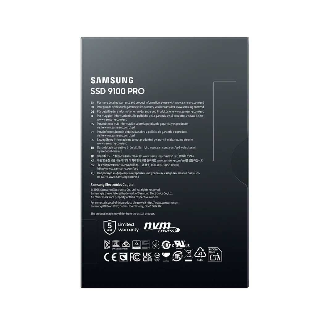 Samsung 9100 PRO 1TB PCIe 5.0 NVMe M.2 SSD, Up to 14,700 MB/s Read - Image 3