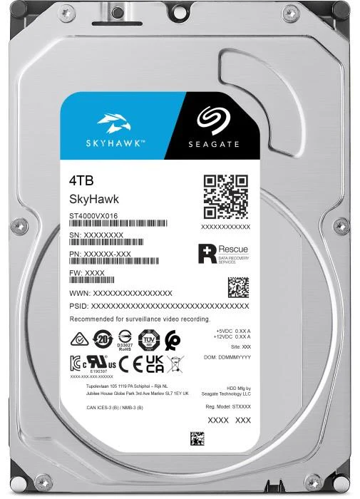 Seagate SkyHawk ST4000VX016 4TB 3.5" SATA Surveillance Hard Drive - Image 4