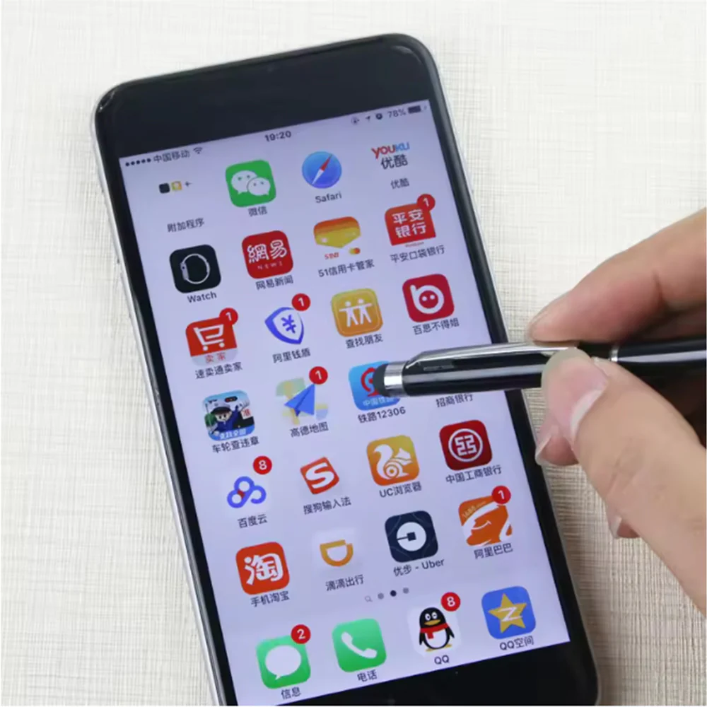 MicroWorld Stylus & Ballpoint Pen for Mobile Phone – Black, 0.7mm Tip - Black - Image 6