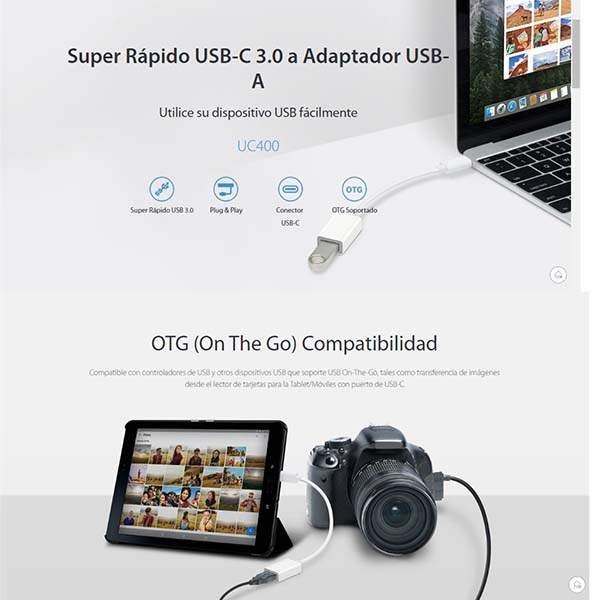 SuperSpeed 3.0 USB-C to USB-A Adapter - Image 4