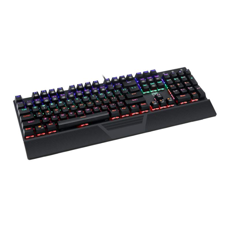 T-Dagger Destroyer 104 Key|Wrist Guard|Rainbow Backlit Gaming Mechanical Keyboard - Black - Image 4