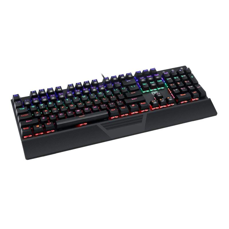 T-Dagger Destroyer 104 Key|Wrist Guard|Rainbow Backlit Gaming Mechanical Keyboard - Black - Image 5