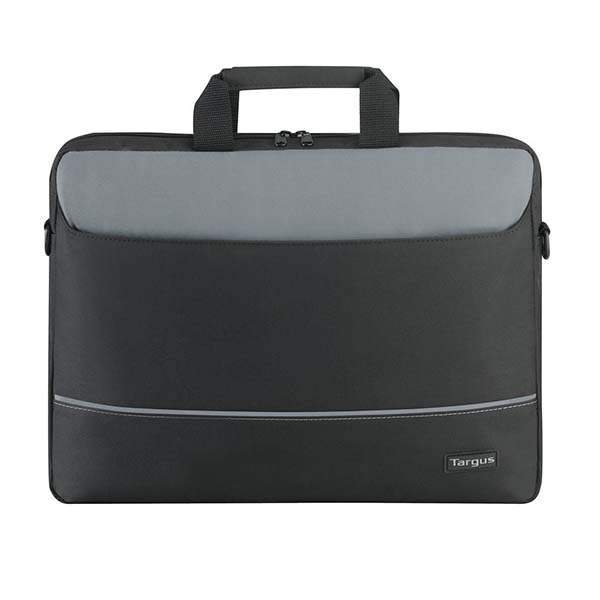 Targus Intellect 15.6" Topload Laptop Case - Black & Grey - Image 3