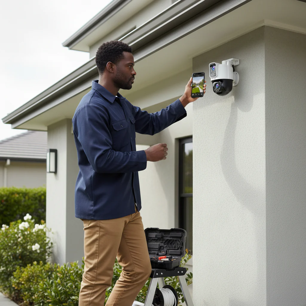 Tenda CH9-WCA Dual-lens 6MP Outdoor Wi-Fi Security Camera - Image 4