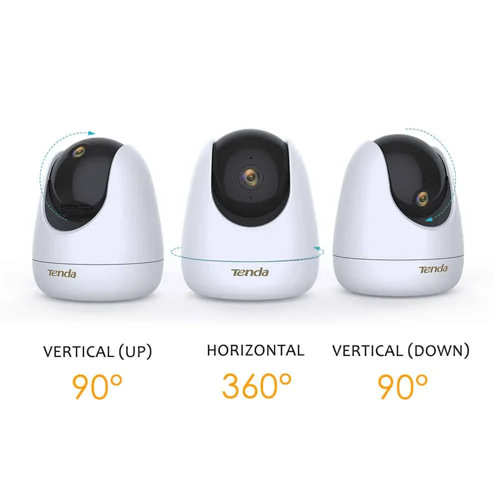 Tenda CP7 Pan Tilt Security Camera 4MP Wireless Wi-Fi - Image 4