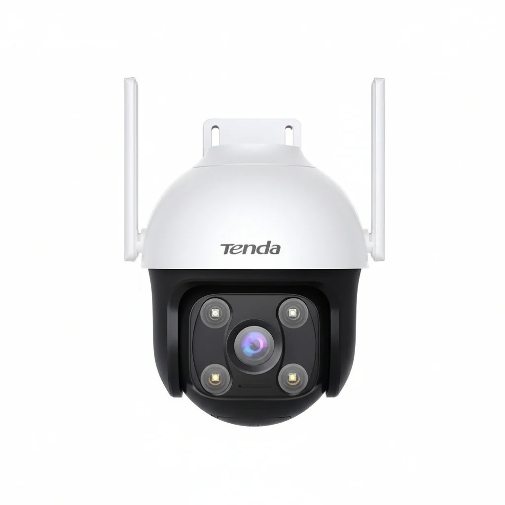 Tenda CH7-WCA 4MP Outdoor Wi-Fi Pan/Tilt Camera, IP65, Full-Color Night Vision