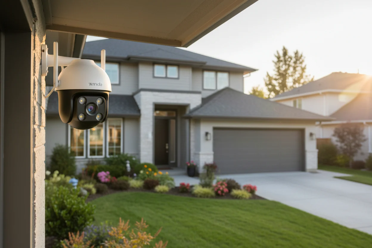 Tenda CH7-WCA 4MP Outdoor Wi-Fi Pan/Tilt Camera, IP65, Full-Color Night Vision - Image 5