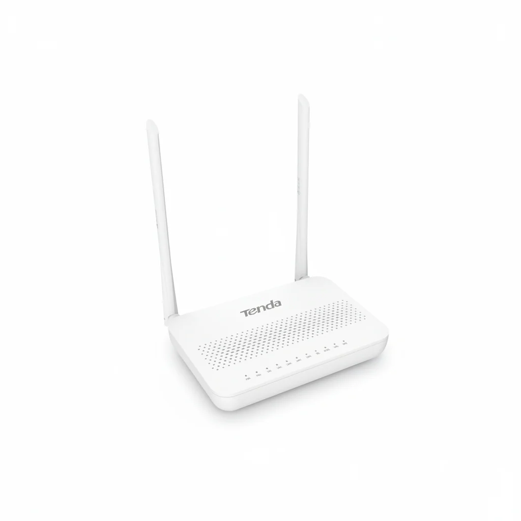 Tenda HG6 N300 GPON ONT Router, 4-Port, 2.4GHz Wi-Fi, VoIP, IPTV - Image 3