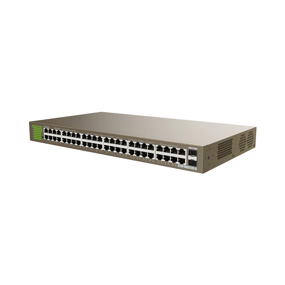 Tenda TEG1050F Unmanaged 48-Port Gigabit Switch - 2x SFP, Rackmount - Image 3