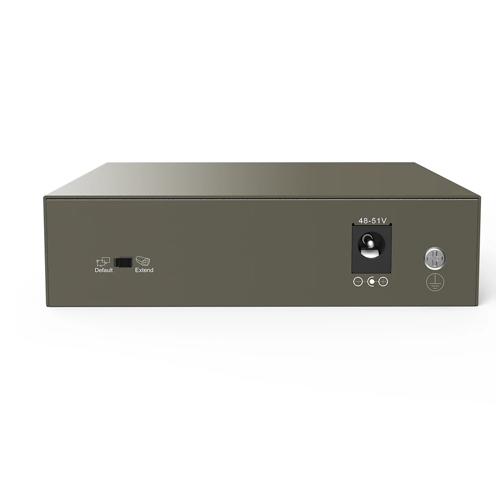 Tenda TEF1105P-4-63W Unmanaged 5-Port 10/100 Ethernet PoE+ Switch - 4x PoE+ (58W) - Image 3