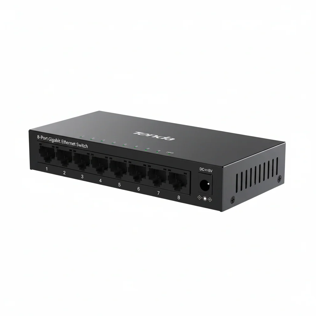Tenda TEG1008M 8-Port Gigabit Metal Ethernet Switch, Desktop/Wall Mount - Image 3