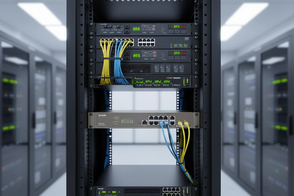 Tenda TEG5312F 12-Port Gigabit L3 Managed Switch, 10x RJ45 + 2x SFP, 1U Rackmount - Image 5