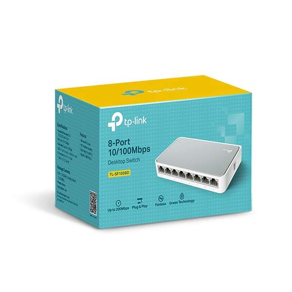 TP-Link 8-Port 10/100MBPS Network Switch - Image 3