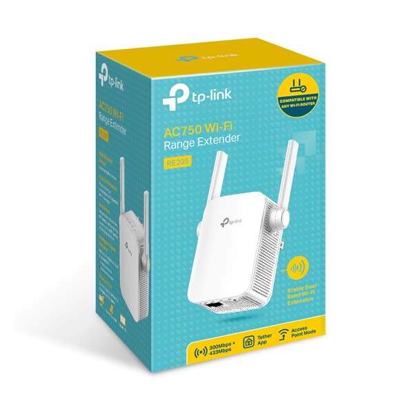 TP-Link RE205 AC750 WiFi Range Extender - Image 3