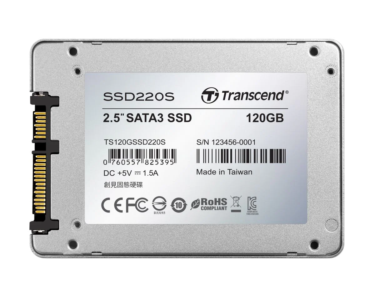 TRANSCEND 120GB 2.5'' SATA III 3D NAND with SLC cache - 500MB/s Read 300MB/s Write - 40 TBW - Image 2