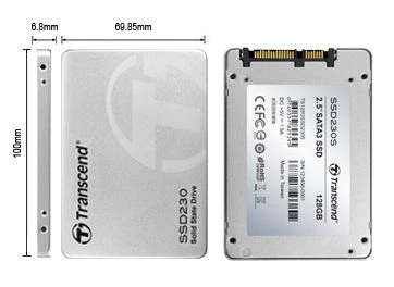 TRANSCEND 512GB SSD230S 2.5' SSD DRIVE - SATA III 3D NAND with DRAM cache - 560MB/s Read 500MB/s Write - 280TBW - Image 2