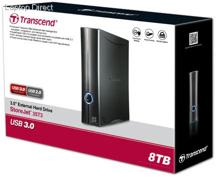 TRANSCEND STOREJET 8TB 3.5'' USB3.0 HDD - Image 2