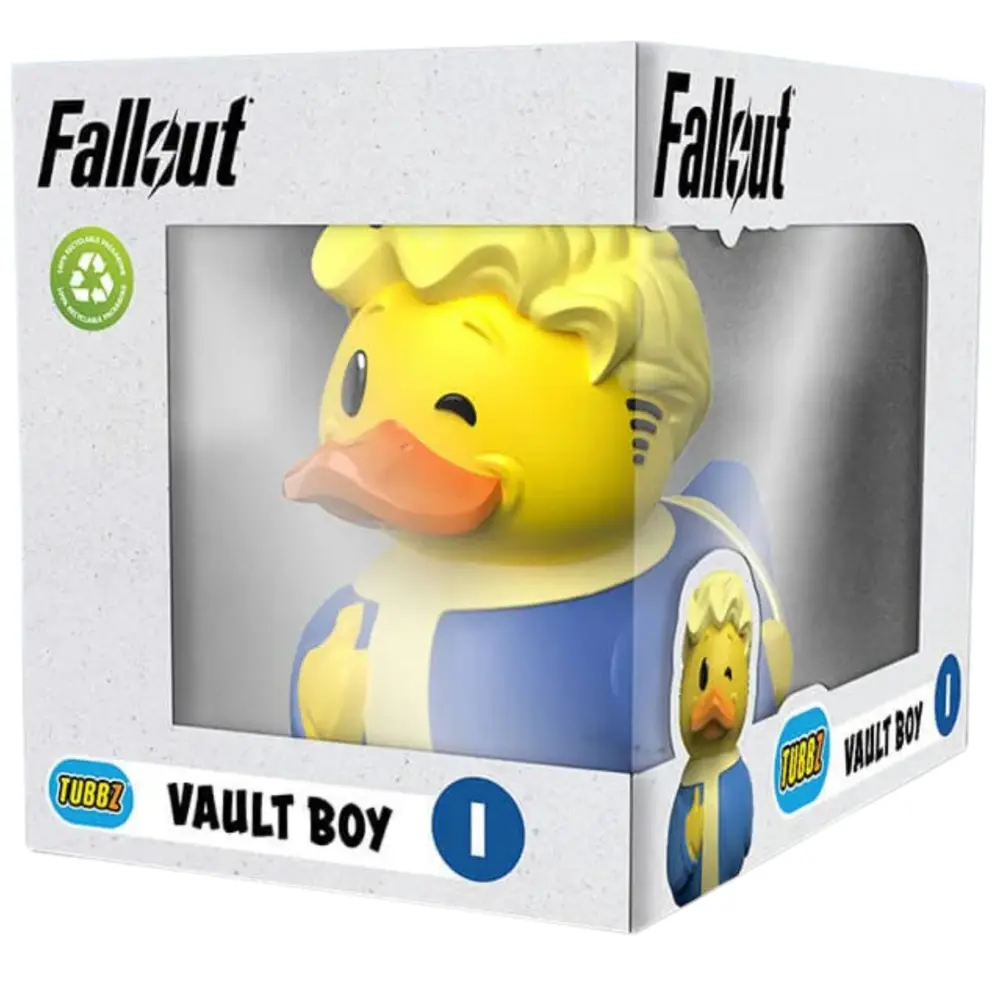 TUBBZ Boxed Fallout Fault Boy Vinyl Duck Collectible Figure – Official Licensed PVC Display Toy - Image 4