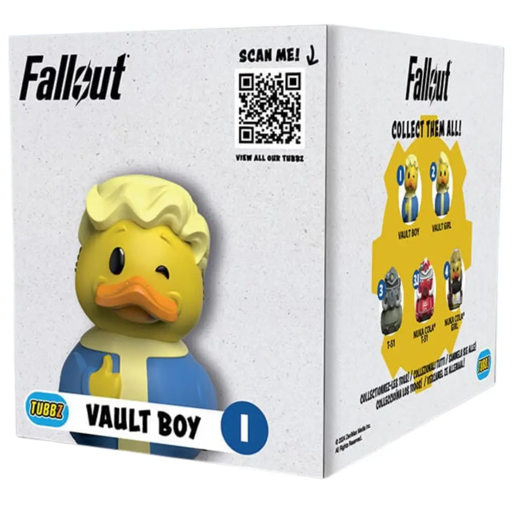TUBBZ Boxed Fallout Fault Boy Vinyl Duck Collectible Figure – Official Licensed PVC Display Toy - Image 5