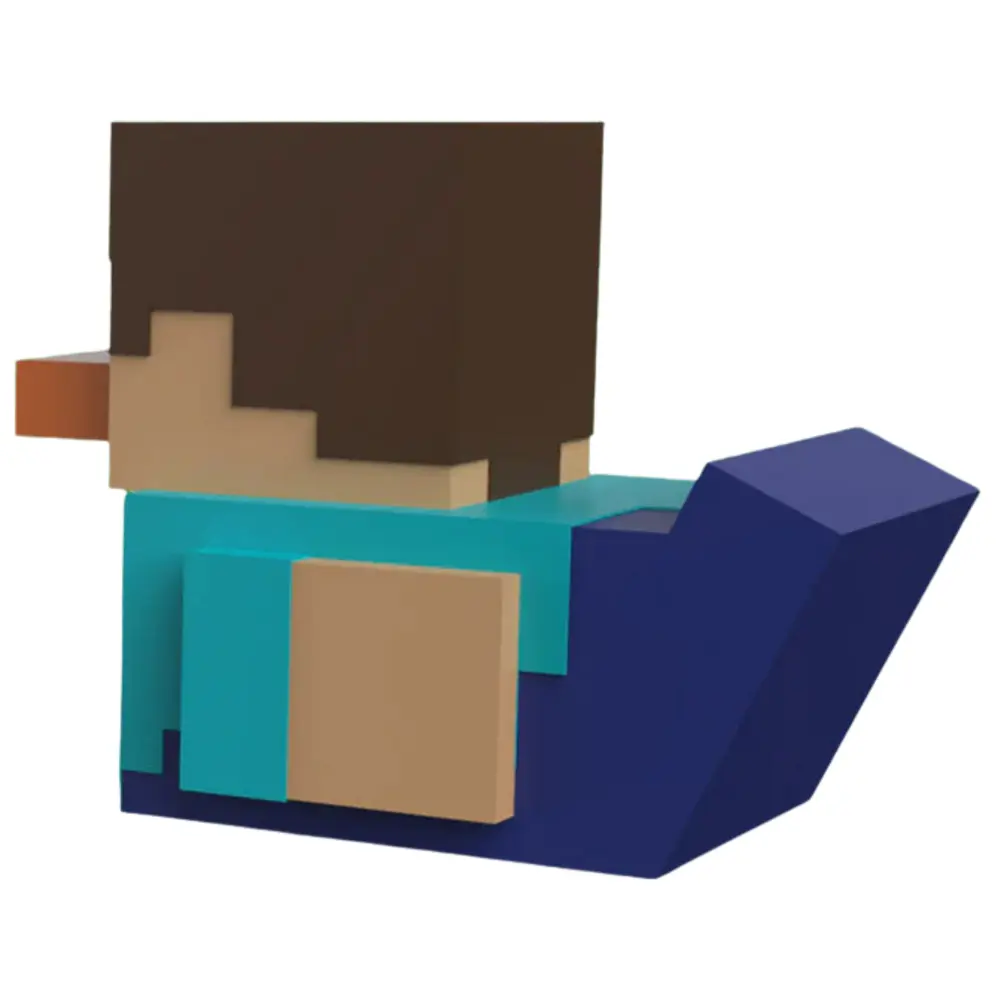 TUBBZ Boxed Minecraft Steve Vinyl Duck Collectible Figure – Official Licensed PVC Display Toy - Image 5