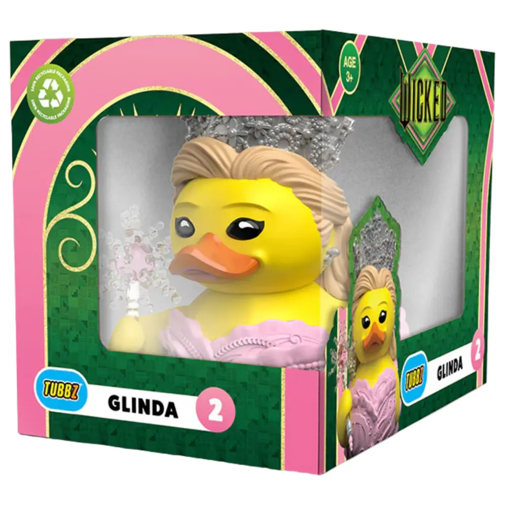 TUBBZ Boxed Wicked Glinda Vinyl Duck Collectible Figure – Official Licensed PVC Display Toy - Image 5