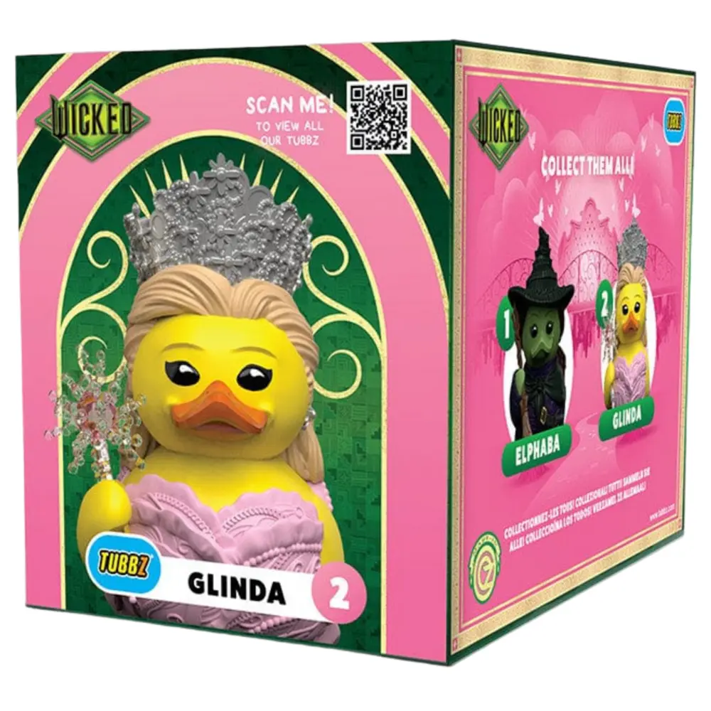 TUBBZ Boxed Wicked Glinda Vinyl Duck Collectible Figure – Official Licensed PVC Display Toy - Image 7
