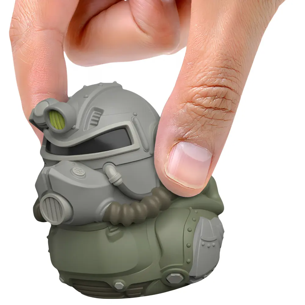 TUBBZ Mini Fallout T-51 Armor Vinyl Duck Collectible Figure – Official Licensed Toy - Image 7