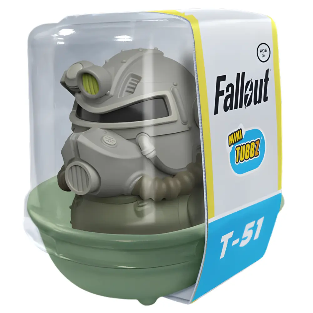 TUBBZ Mini Fallout T-51 Armor Vinyl Duck Collectible Figure – Official Licensed Toy - Image 8