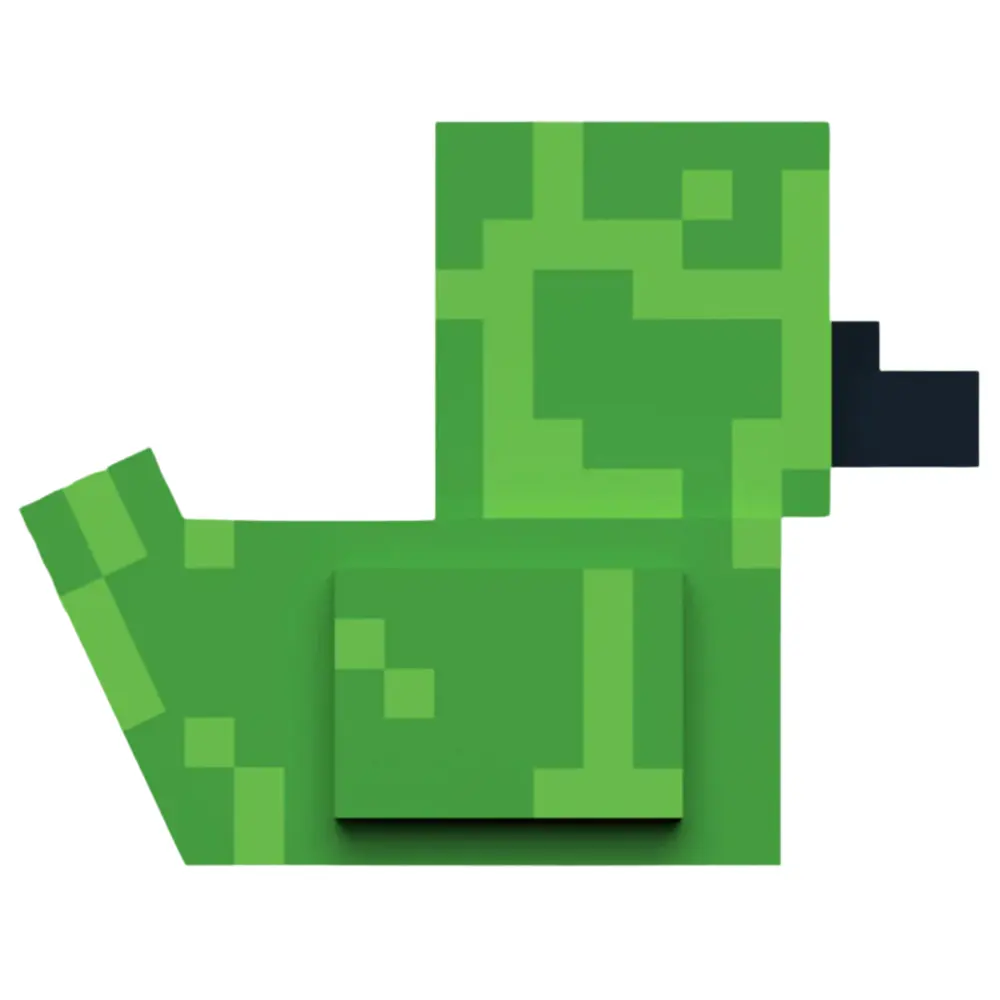 TUBBZ Mini Minecraft Creeper Vinyl Duck Collectible Figure – Official Licensed Toy - Image 4