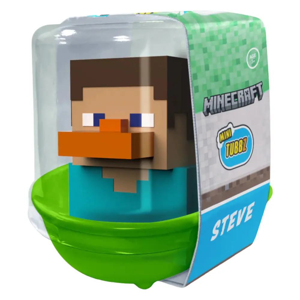 TUBBZ Mini Minecraft Steve Vinyl Duck Collectible Figure – Official Licensed Toy - Image 8
