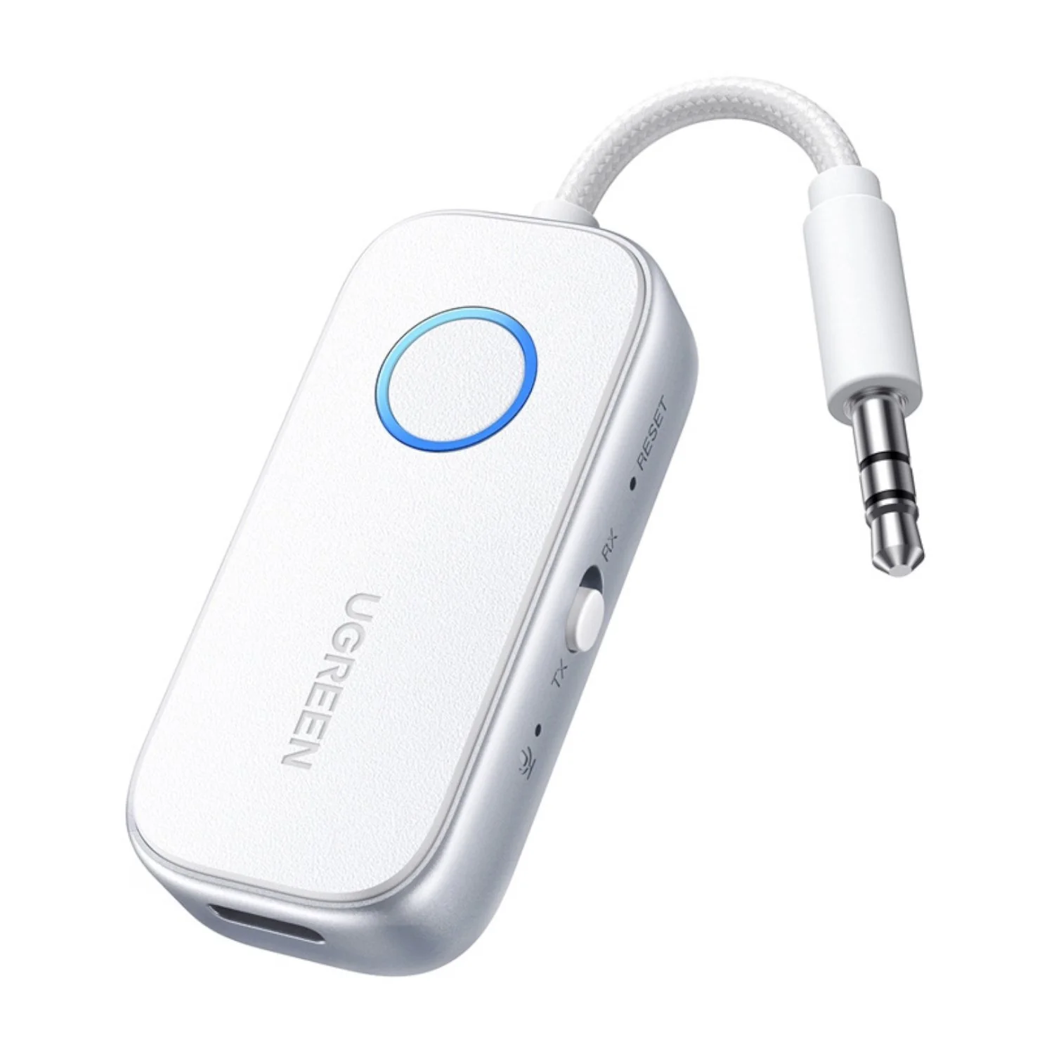 UGreen 3.5mm Bluetooth 5.4 Audio Receiver/Transmitter - White - Image 3