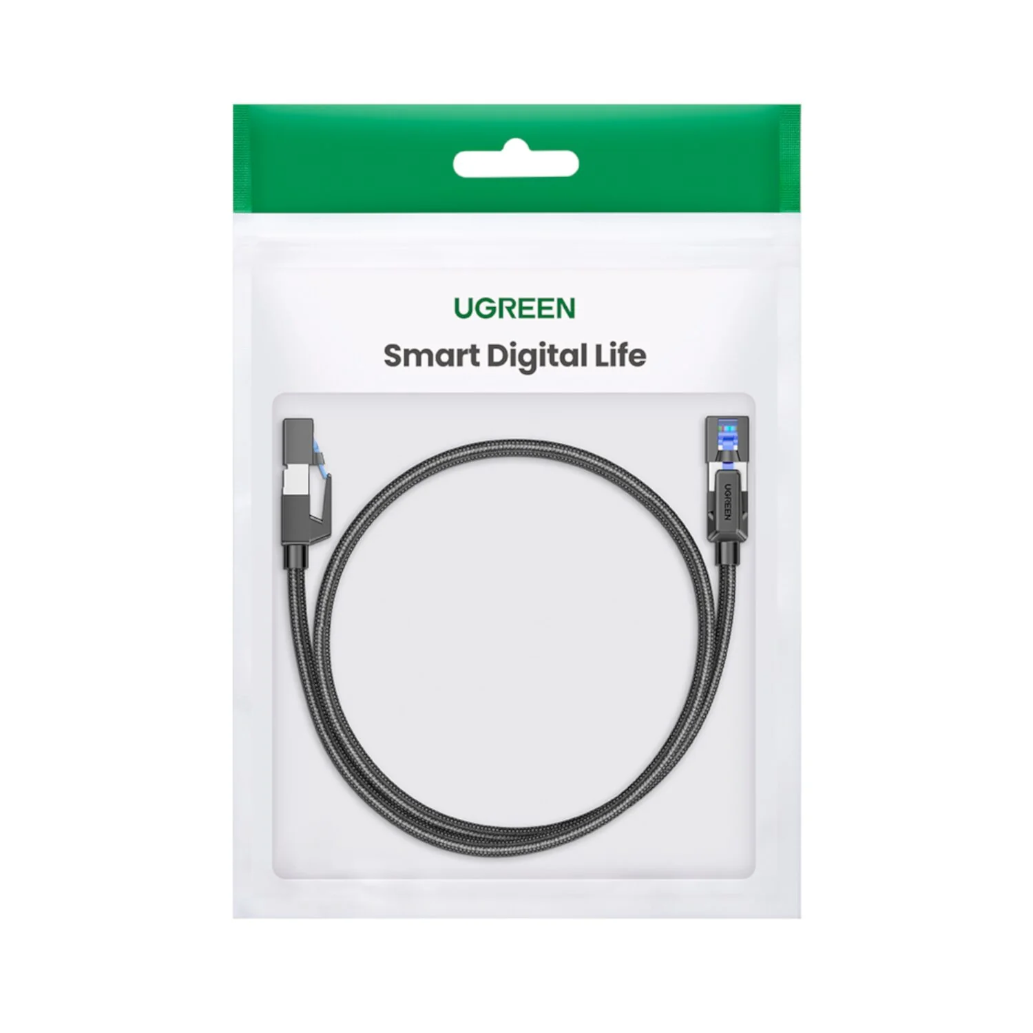 UGREEN Cat8 Nylon Braided Ethernet Cable - 40Gbps with Modular Plugs - 3m - Image 4