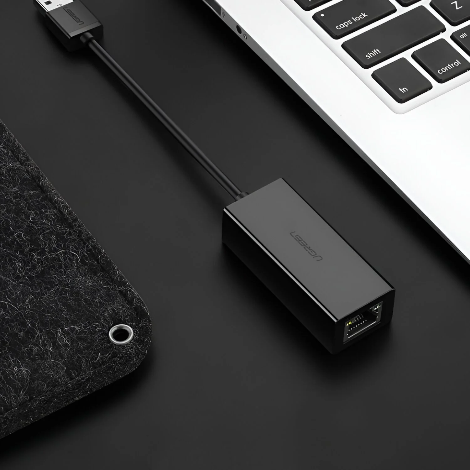 UGREEN CM111 USB3.0 to RJ5 Gigabit Ethernet Adapter - Black - Image 4