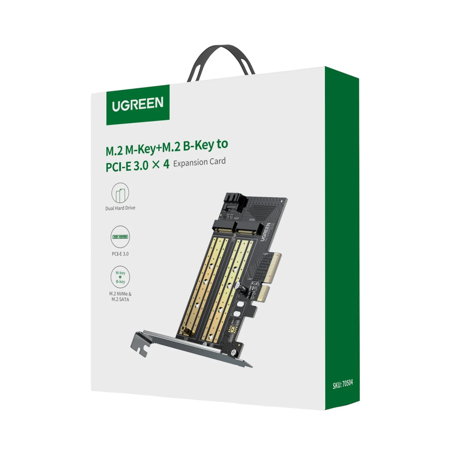 UGREEN CM302 M.2 M/B-Key to PCI-E 3.0 Expansion Card - Image 3