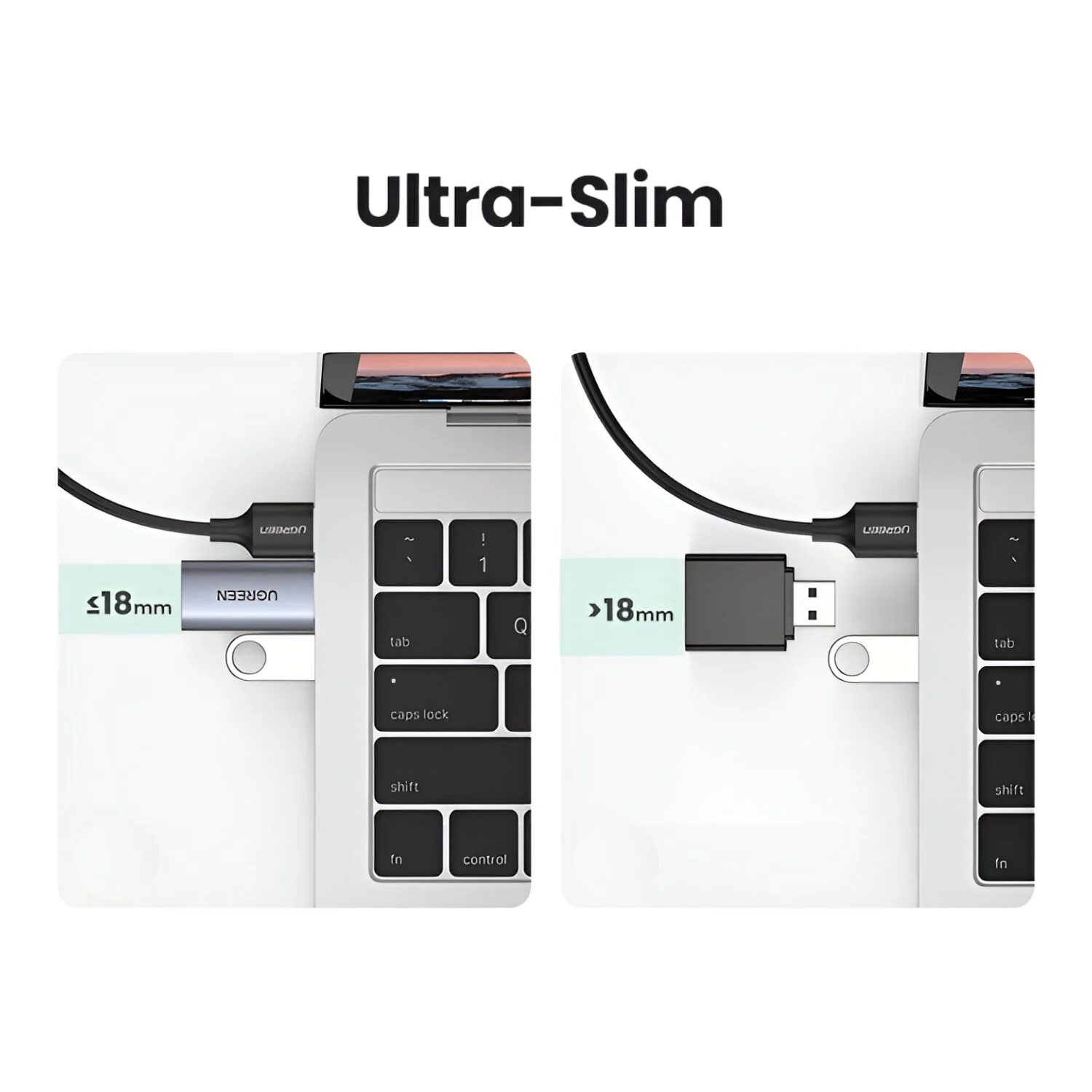 UGREEN CM383-80864 USB-A to 3.5mm Audio Jack External Sound Adapter - Silver - Image 3