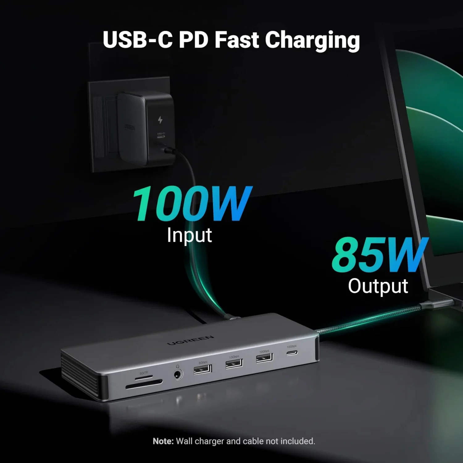 UGreen CM681 Revodok Pro 13-in-1 USB Type-C HDMI and DisplayPort Docking Station - Image 3