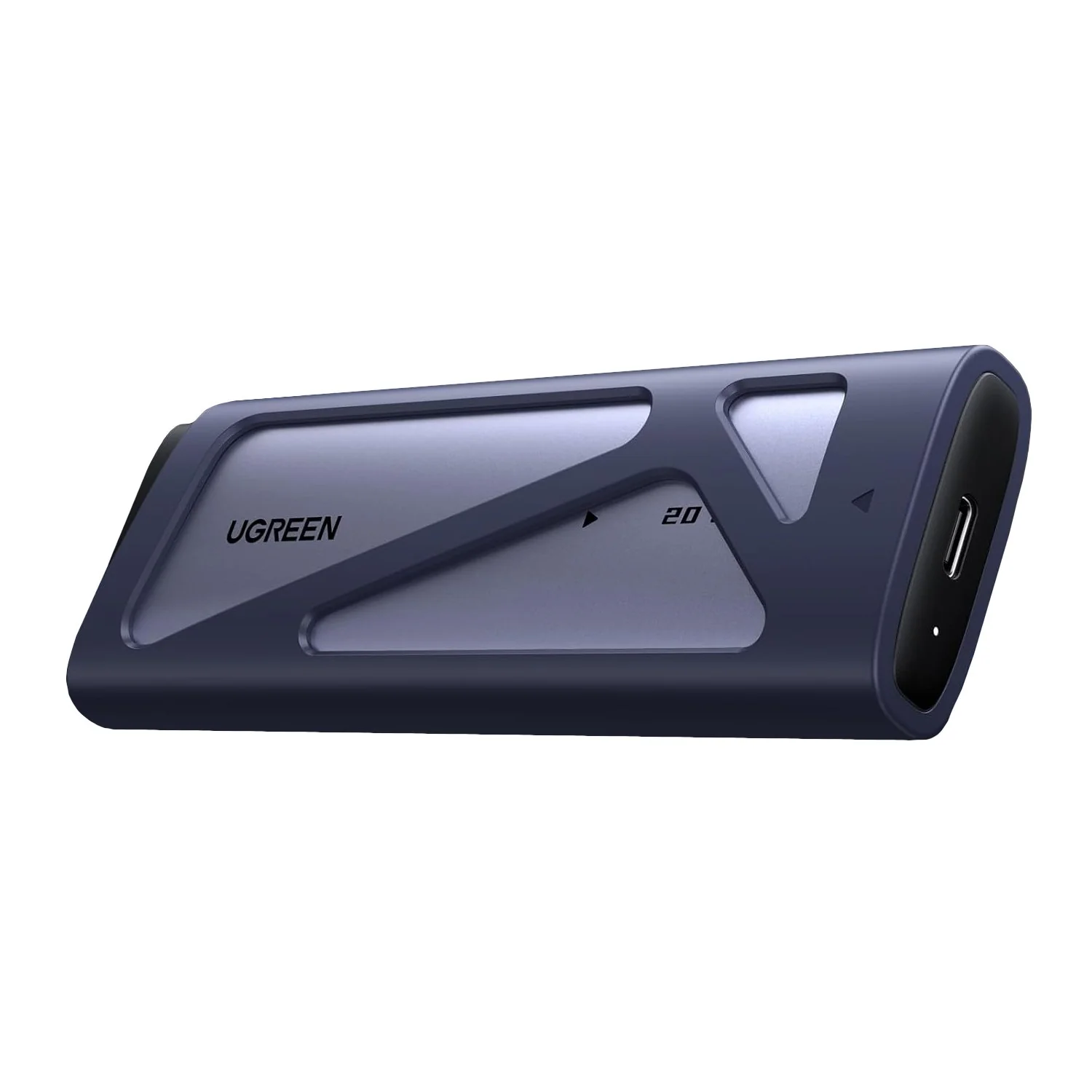UGreen CM777 M.2 NVMe/SATA SSD Enclosure (20Gbps) – Silver - Image 2