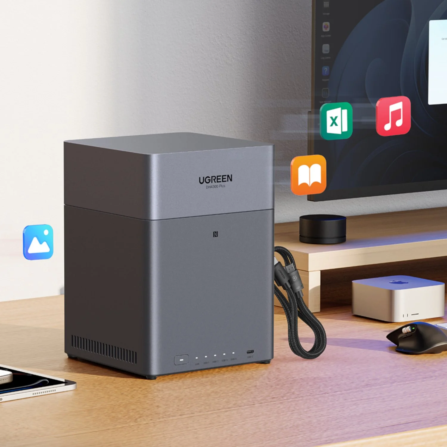 UGreen DH4300 PLUS 4-Bay NAS Storage - Image 3